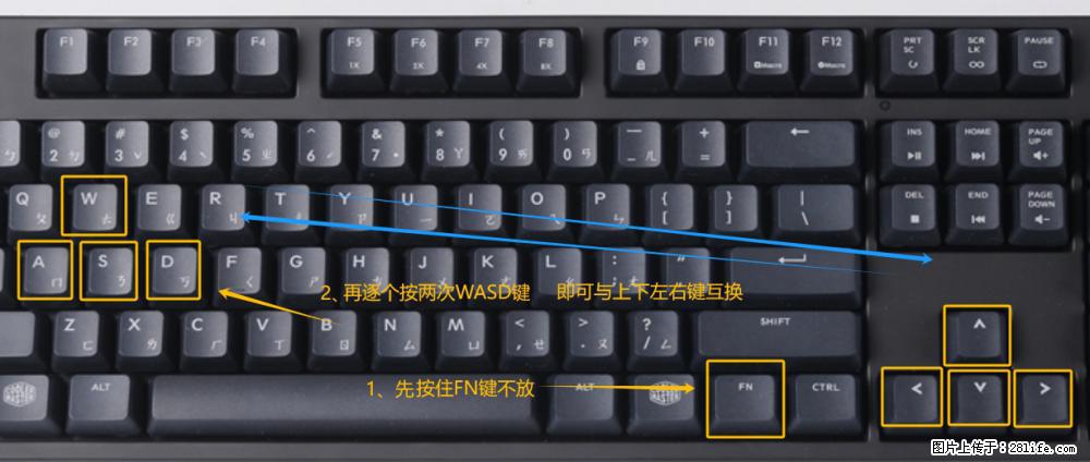 键盘，怎样把wasd键与上下左右方向键互换？ - 生活百科 - 绍兴生活社区 - 绍兴28生活网 sx.28life.net